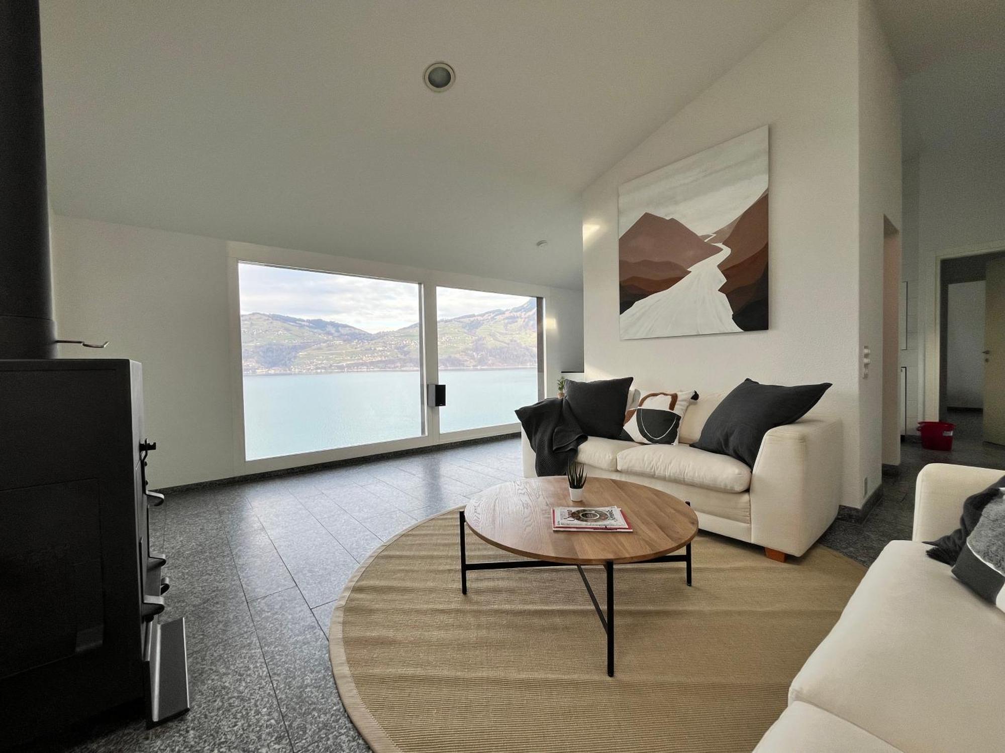 שפיץ Wohnung Mit Grossartiger Seesicht Und Balkon מראה חיצוני תמונה