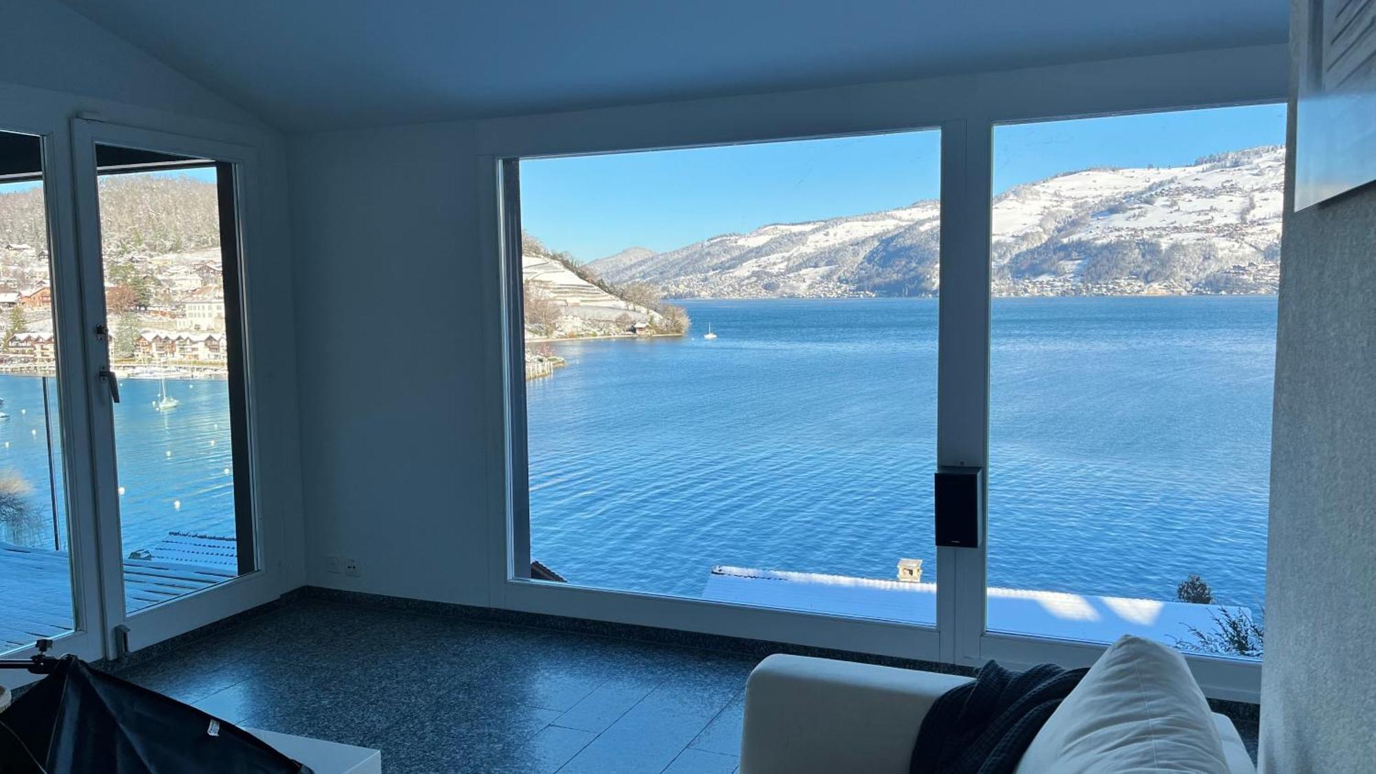 שפיץ Wohnung Mit Grossartiger Seesicht Und Balkon מראה חיצוני תמונה